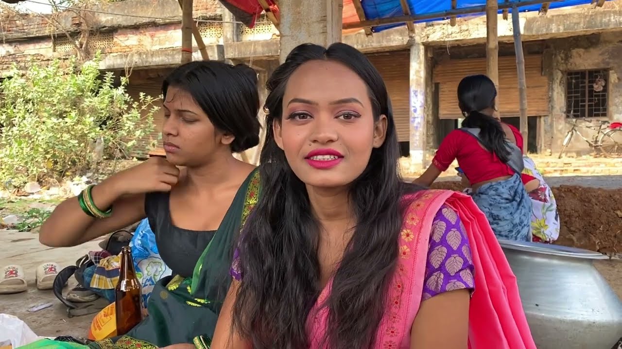 JHAL MURI  NEW SANTALI SONG VLOG VIDEO 2024//AJ &PUJA SOREN /PUJA SOREN VLOGS // FUNNY 😆