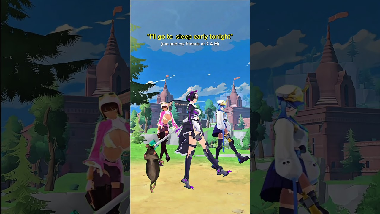 RatDance With Anime Game Girls #shorts