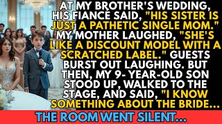 At My Brother’s Wedding, His Bride Insulted Me — Then My 9-Year-Old Son Grabbed the Mic | Storytime