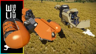 The Amorie Arms AAC Minicopter & HLC 001! - Space Engineers