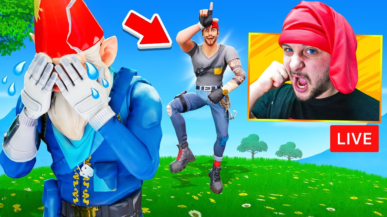 Je STREAMHACK LUDO sur FORTNITE ! (Il pleure)