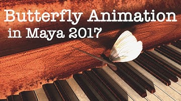 Butterfly Animation - Playblast in Maya 2017