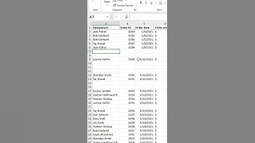 Delete Empty Rows with these Excel Shortcuts #shorts