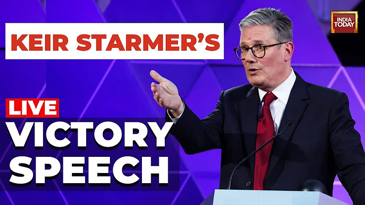 Keir Starmer's First Speech As UK's PM | LIVE |  UK New Government News  | India Today LIVE