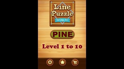 Line Puzzle: String Art Pine Level 1 to 10 Walkthrough | LinePuzzle: String Pine Levels