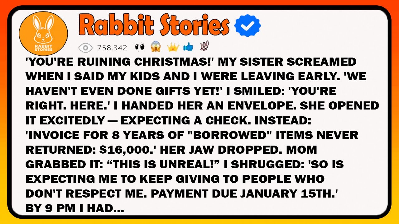 “Don’t You Dare Leave!” My Sister Shouted — Christmas Fell Apart After That