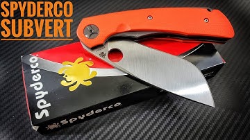 Spyderco Subvert Unboxing -- I