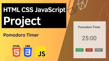 HTML CSS JavaScript Project - Pomodoro Timer