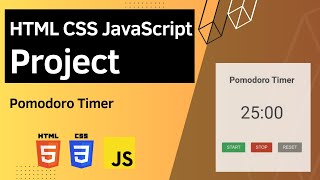HTML CSS JavaScript Project - Pomodoro Timer screenshot 5