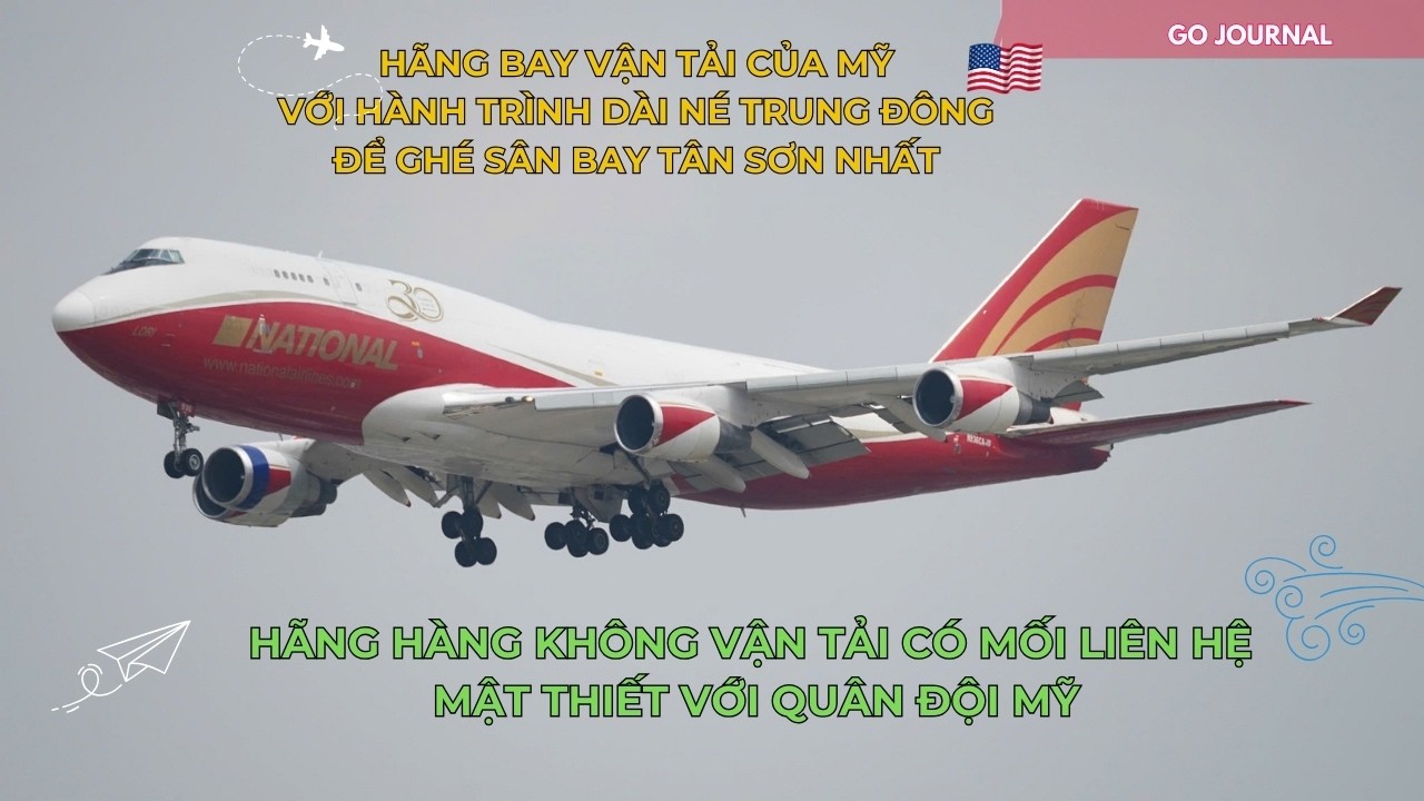 Chiếc Máy Bay ‘Lori’ Của National Airlines Bất Ngờ Hạ Cánh Tại Tân Sơn Nhất!