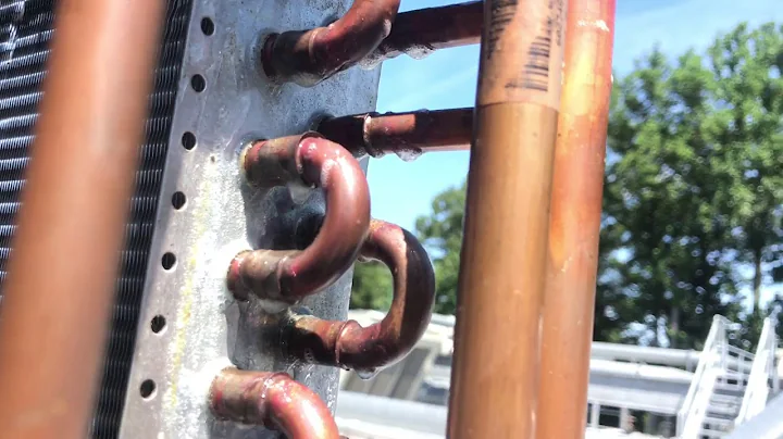 Difficult Condenser Coil Leak to Repair