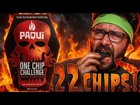 22 One Chip Challenge Chips! #onechipchallenge #spicy #shorts #trend #extreme #food
