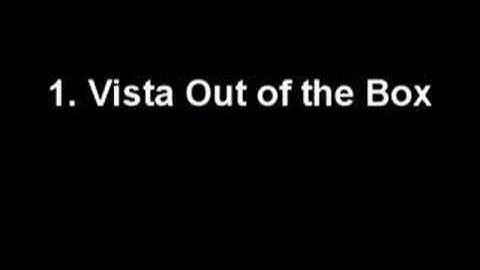 Getting Started with Windows Vista