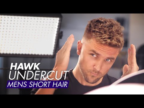 Hawk Undercut - Men short hair for Summer