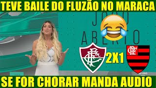 FLUMINENSE 2 X 1 FLAMENGO E O MENGUINHO ESTA CHORANDO SE FOR CHORAR MANDA AUDIO