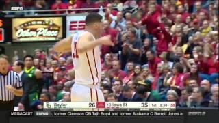 Baylor at Iowa State | 2015-16 Big 12 Men's Basketball Highlights