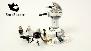 Lego Star Wars 75138 Hoth Attack - Lego Speed Build