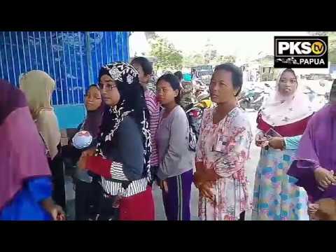 Diserbu Warga, Bazaar PKS di Kawasan Perbatasan RI-PNG (Video)PKS, papua