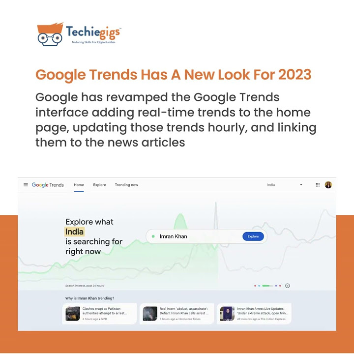 Google Trends Update Google Latest Update 2023 Techiegigs Digital Marketing Academy YouTube