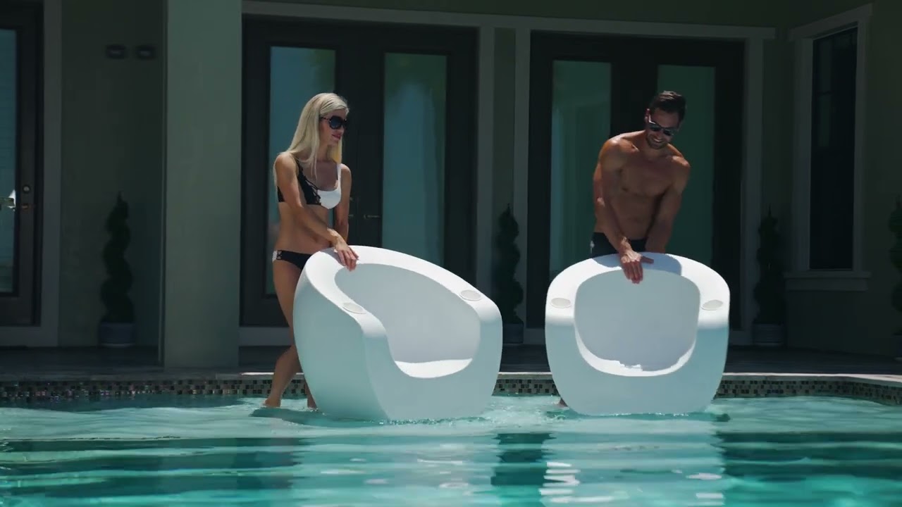 Tenjam Splash Moon Chair -  How to Install & Remove - White Granite Color