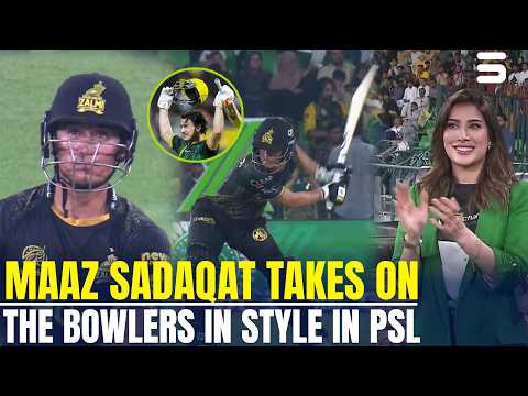 Maaz Sadaqat Takes On The Bowlers In Style | HBL PSL 2025 | M3O1K