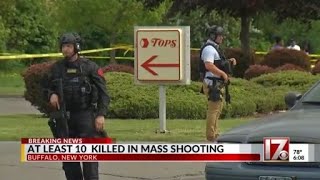 At least 10 dead in shooting at Buffalo grocery store; accused gunman in custody