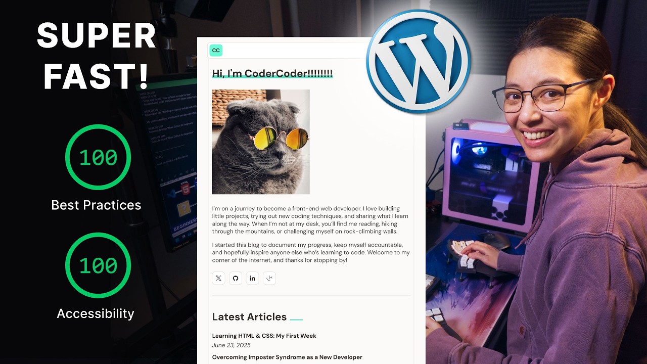 Build a WordPress blog that is super fast