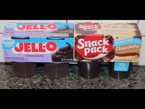 Chocolate And Vanilla Pudding Cups