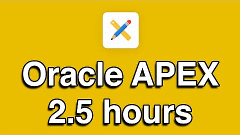 Why is Oracle APEX used?