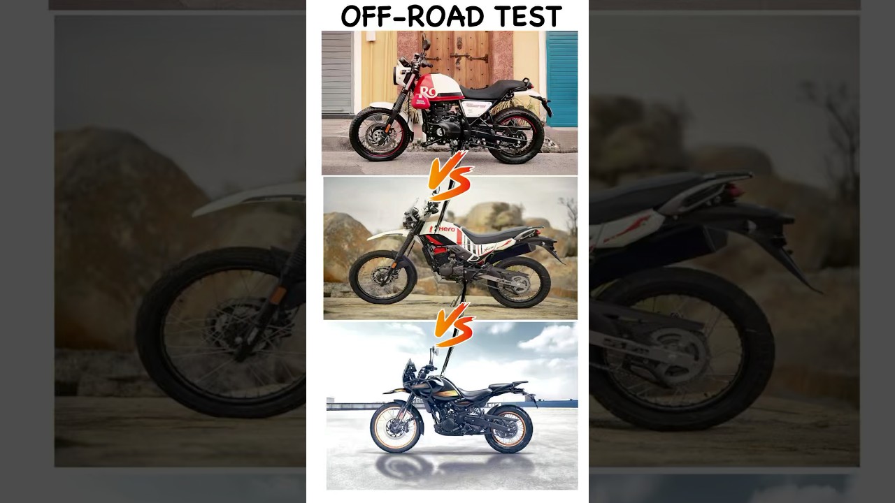Xpulse pro vs himalayan 450 vs RE Scram | Offroad comparison 