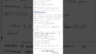 Neumann series. #viral #mathematics