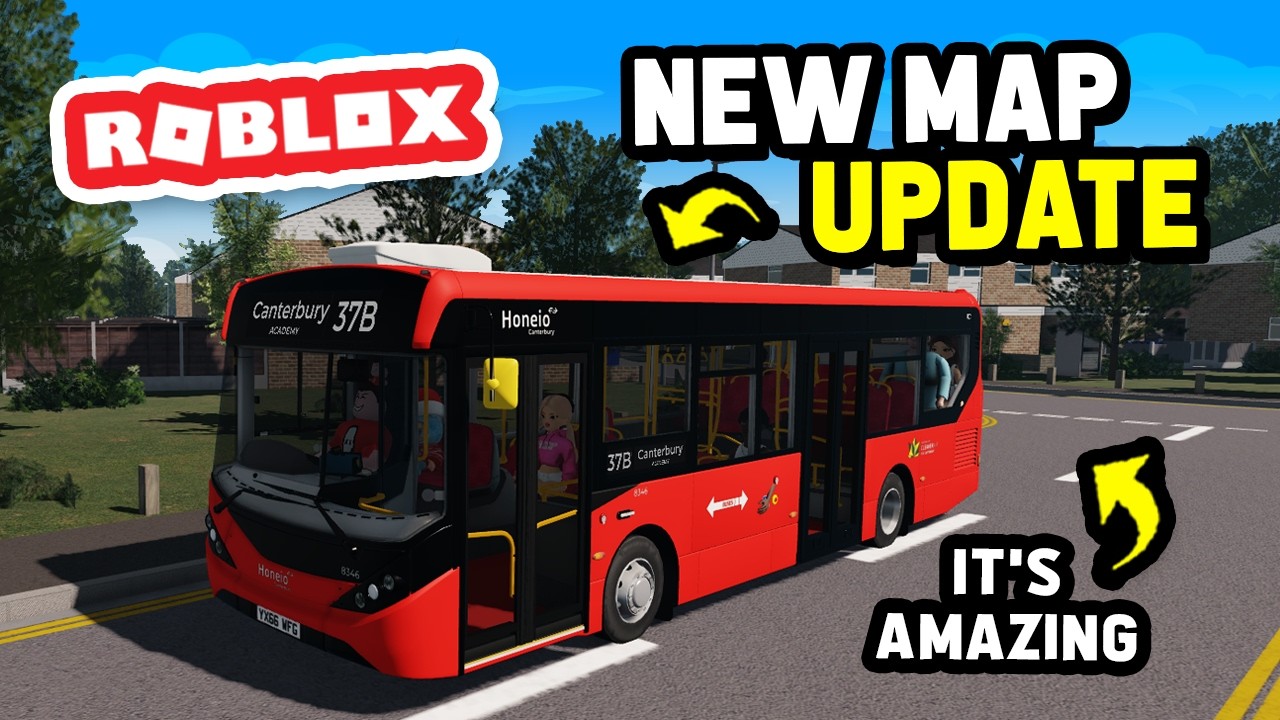 NEW MAP UPDATE in Canterbury & District Bus Simulator (Roblox)
