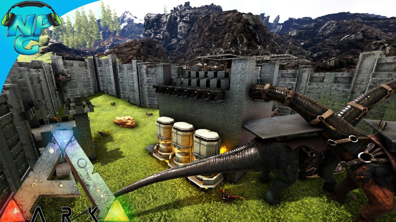 2 Men 1 Base Raid the Multi Layered Canon Castle Base! E32 ARK Survival Evolved