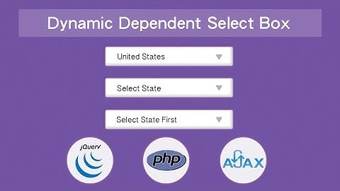 Dynamic Dependent Select Box using jQuery, Ajax and PHP