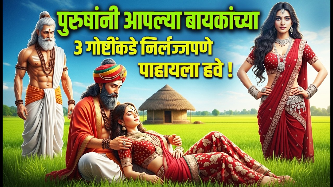 पुरुषांनी आपल्या बायकांच्या 3 गोष्टींकडे निर्लज्जपणे पाहिले पाहिजे. श्री कृष्ण सांगतात.#marathikatha