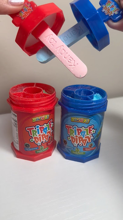 Zazers Tripple Dippy Candy #asmr #candy