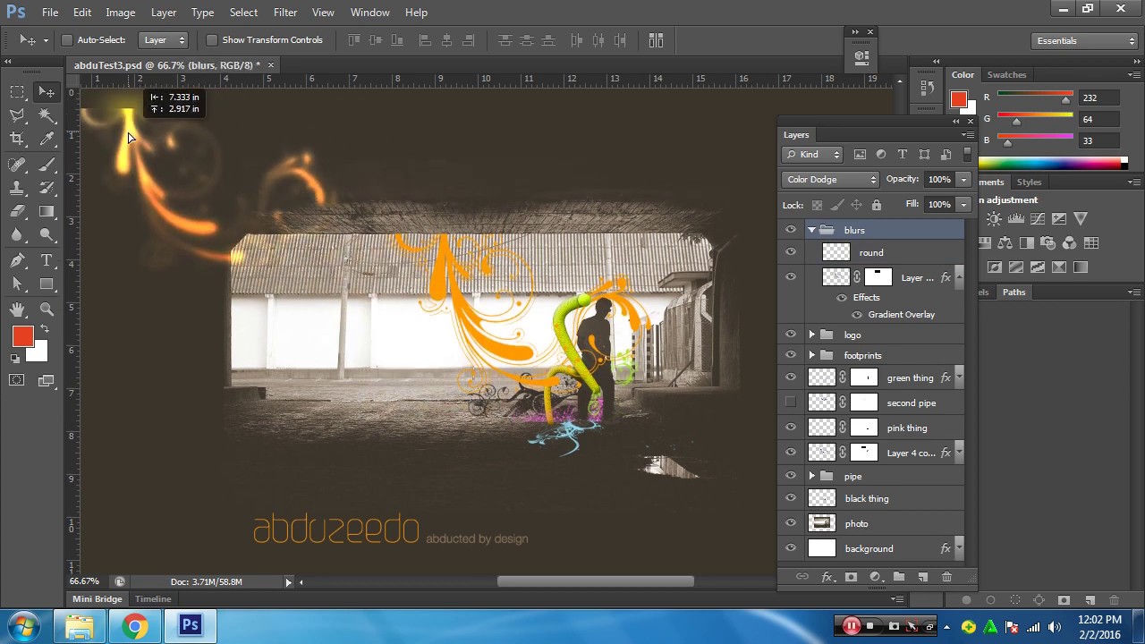 Adobe Photoshop adjustment layer - YouTube