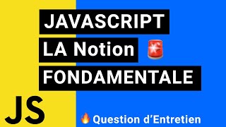 Javascript: LA Notion Fondamentale + Test
