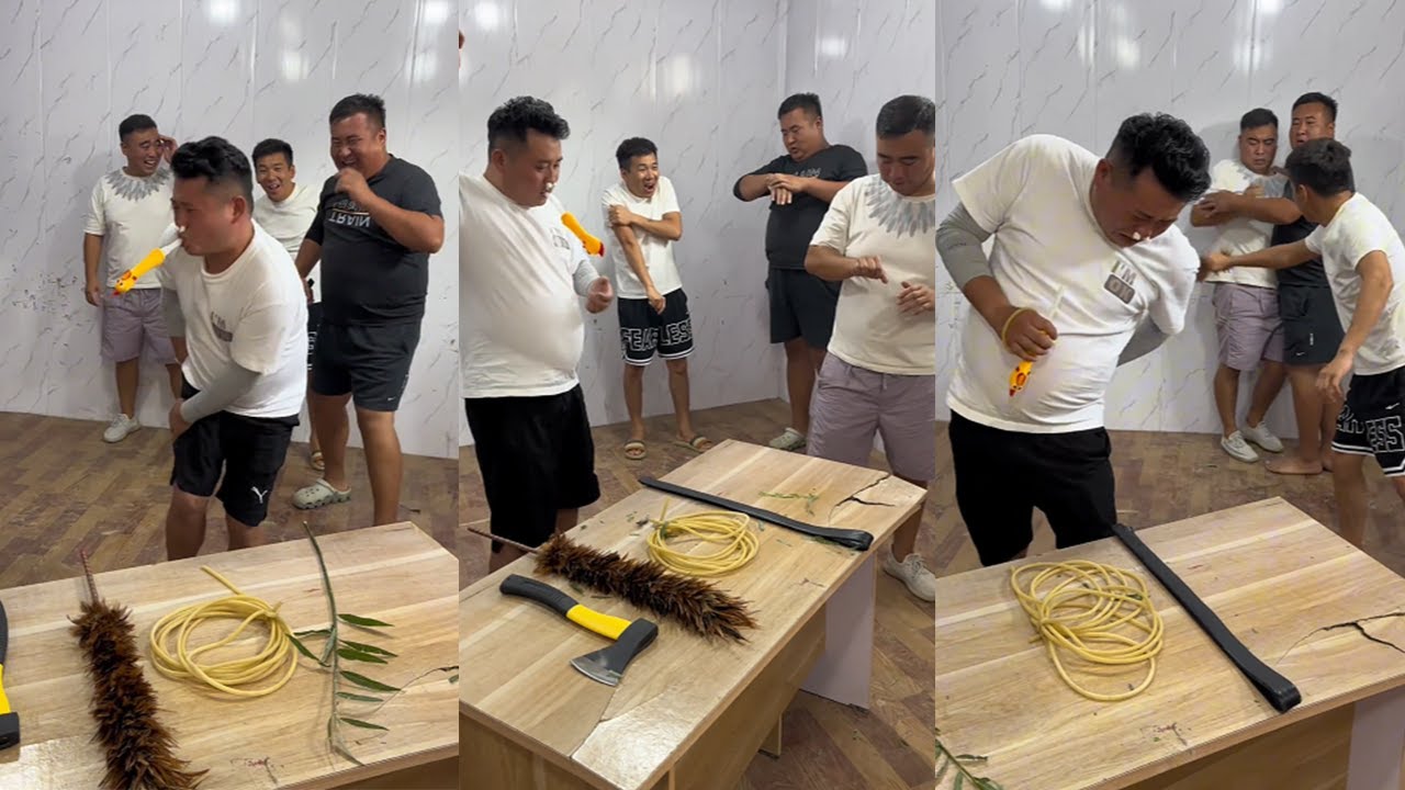 Reaction challenge, take the object from the bag