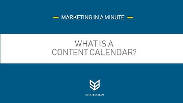 What Is A Content Calendar? Content Marketing Calendar Planning