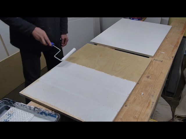 How to primer/paint plywood. Как загрунтовать/покрасить фанеру