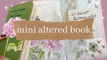 Enjoying the process | Mini Altered Book 2