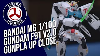 The MG 1/100 Gundam F91 V2.0 | Bandai Gunpla Up Close The MG 1/100 Gundam F91 V2.0 | Bandai Gunpla Up Close