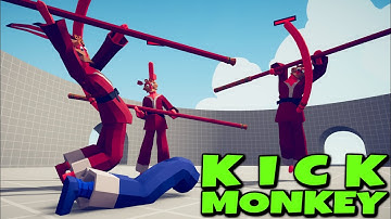 Cloning Kick! Kick Monkey vs Every Faction - Totally Accurate Battle Simulator TABS