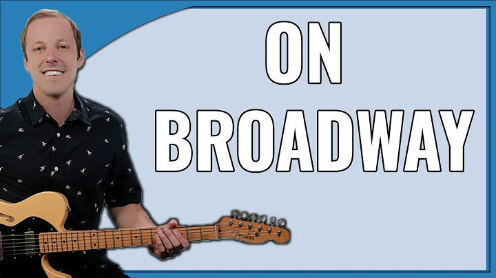 On Broadway Guitar version - Guitar performance video thumbnail