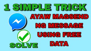 *PROBLEM SOLVED* Hindi makapag send ng message sa messenger using free data! screenshot 3