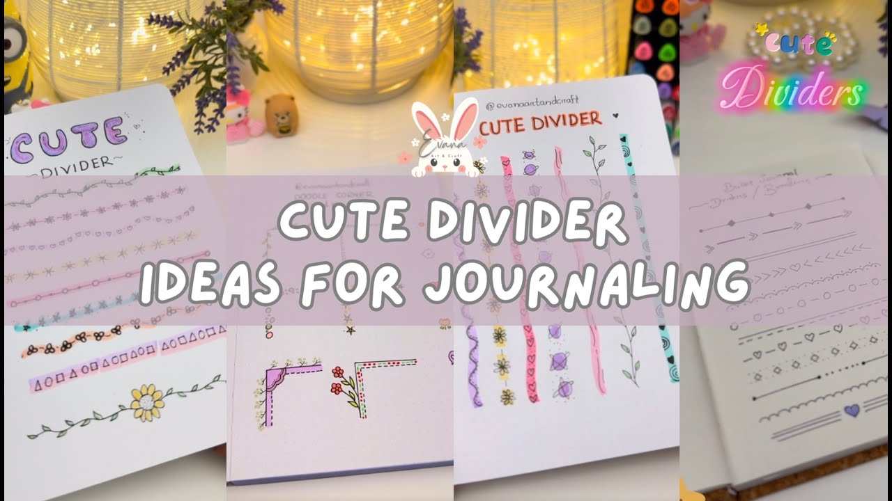 Cute Divider And Corner Ideas For Journaling I Evana Art And Craft