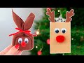 Cómo Envolver Regalos de Navidad en Forma de Reno 🦌 | Bolsa de Regalo Fácil y Original
