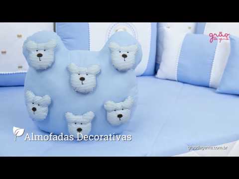 Quarto para Bebê Teddy Azul | Ref: 50397