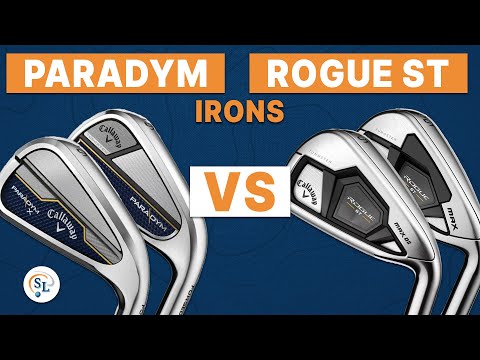 CALLAWAY GOLF IRONS COMPARISION | CALLAWAY PARADYM vs ROGUE ST MAX